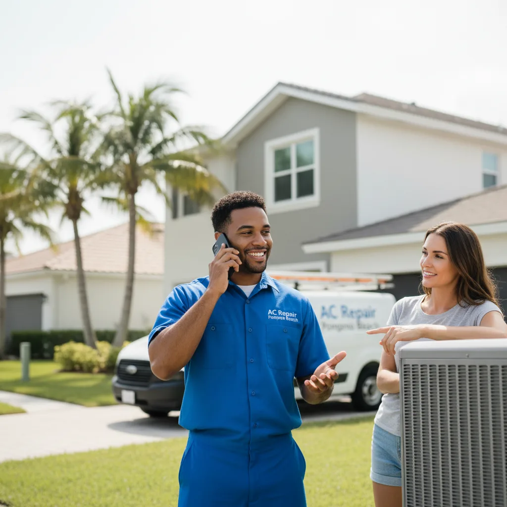 AC Repair Pompano Beach customer support in Medanales
